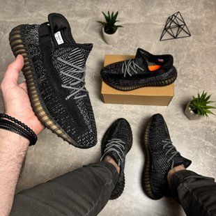 Чорні Yeezy Boost 350 5662-737112 фото