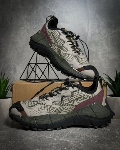 Оливкові кросівки в стилі Zig Kinetica II Edge &mdash; чоловіче взуття INTERSTEP